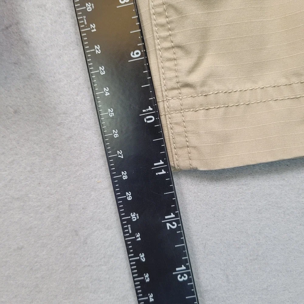 The North Face Mens Cargo Shorts Khaki Tan Ripstop Hiking Outdoor Size 36